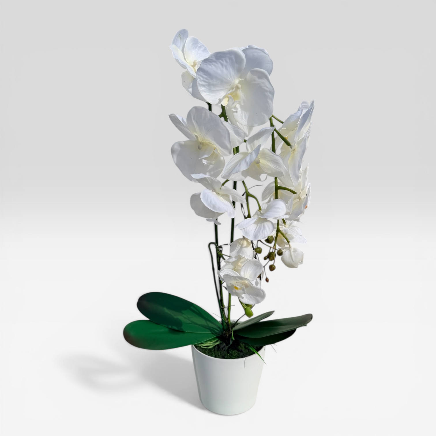 Elegancki storczyk dekoracyjny – jak żywy, 67 cm - obrazek 2