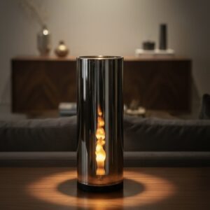 Świeca LUSTRO 3D z efektem płomienia – 15 cm